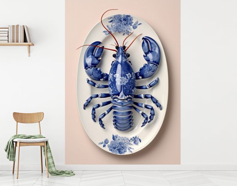 LobsterLuxe DelftBLue Plate
