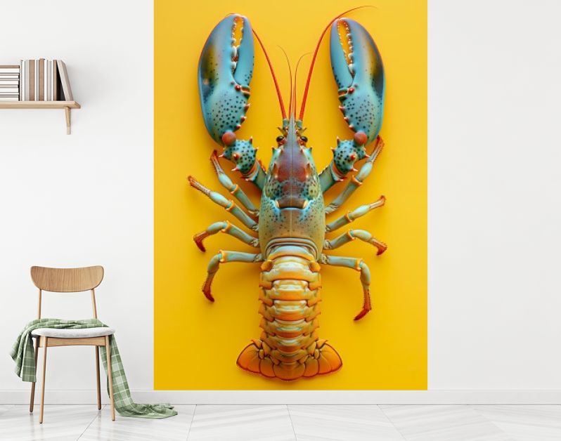 Yellow kopergroengele kreeft