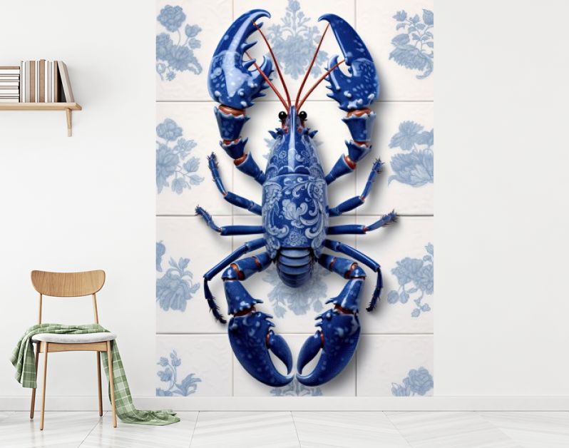 LobsterLuxe DelftBlue kitchen