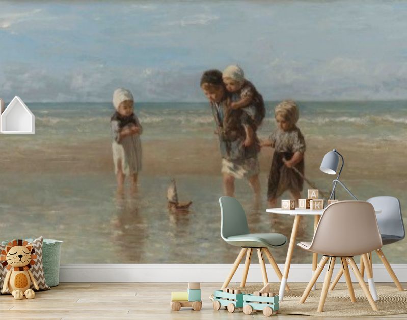 Kinderen der zee, Jozef Israëls, 1872