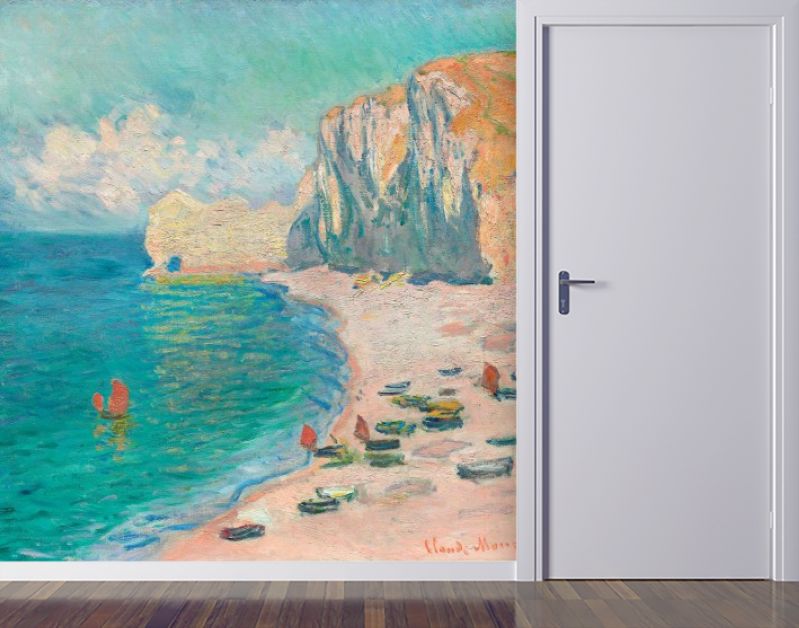 The Beach and the Falaise d'Amont (1885)