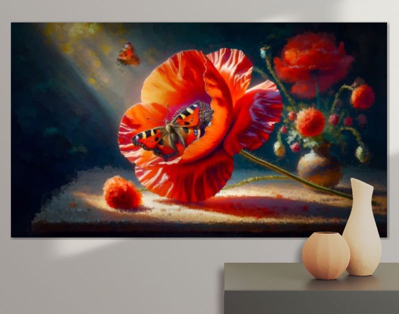 Klaproos - Poppie en Vlinder Oil