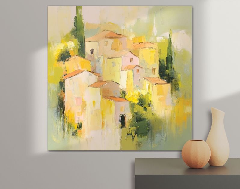 Zonnig Italiaans dorpje