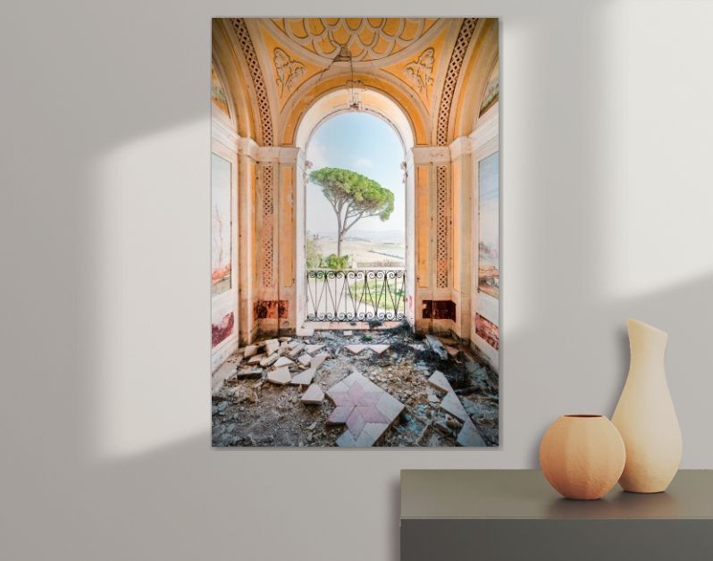 Balkonzicht Italiaanse Villa