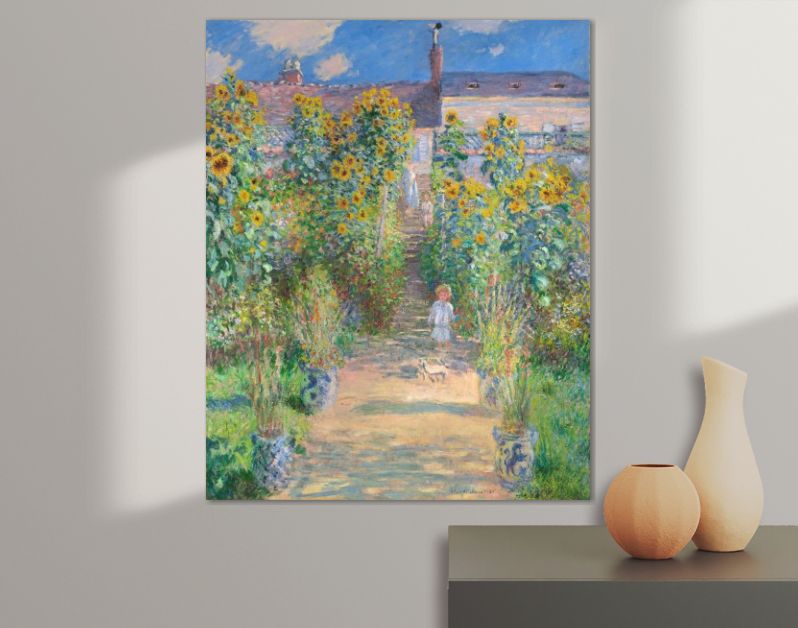 The Artist's Garden at Vétheuil (1881) 