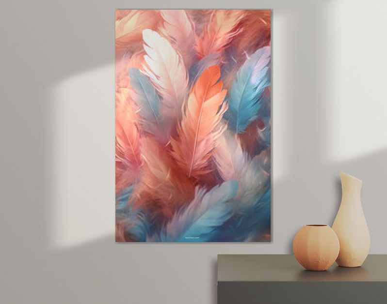 de spray vloog hoog en de veren zweefden. AI generatief