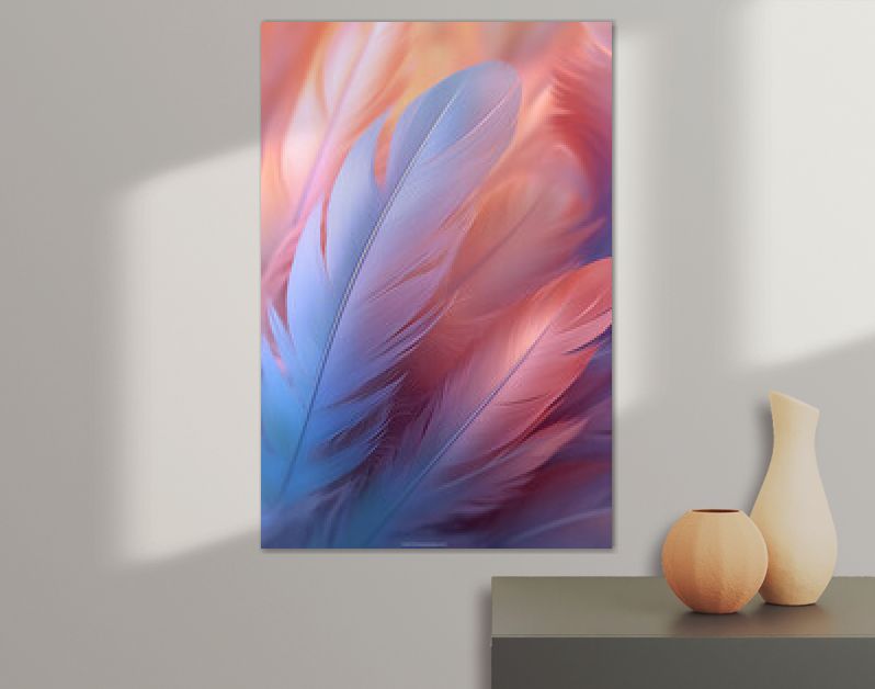 de spray vloog hoog en de veren zweefden. AI generatief