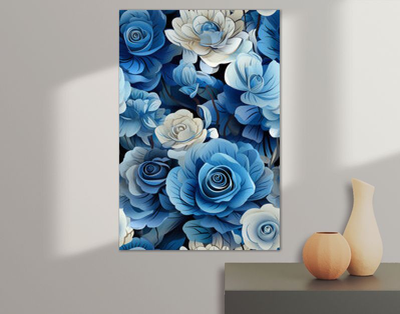 naadloze patroon van rozenblaadjes volledige frame achtergrond