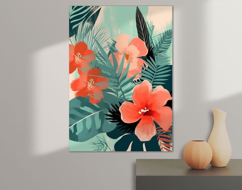 A botanical modern floral design