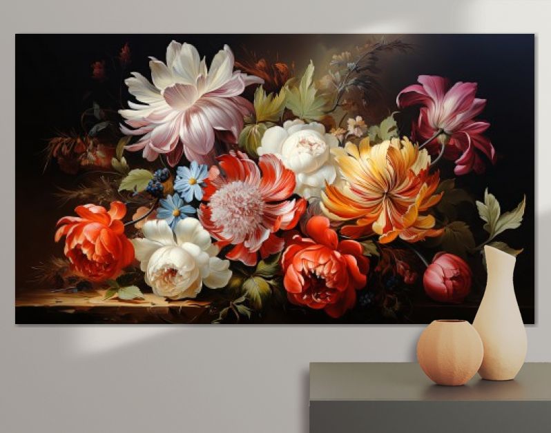 Klassiek kleurrrijk boeket