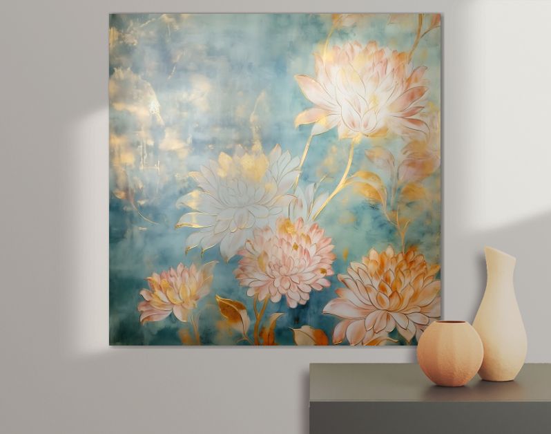 Pastel peony symphony