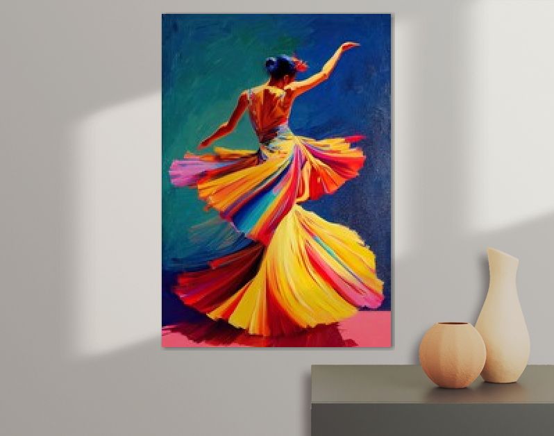 Dansen illustratie dans kunst achtergrond digitaal artwork kleurrijke verf textuur acryl vloeiende kleurrijke levendige behang feestelijke viering partij jurk mode abstract evenement