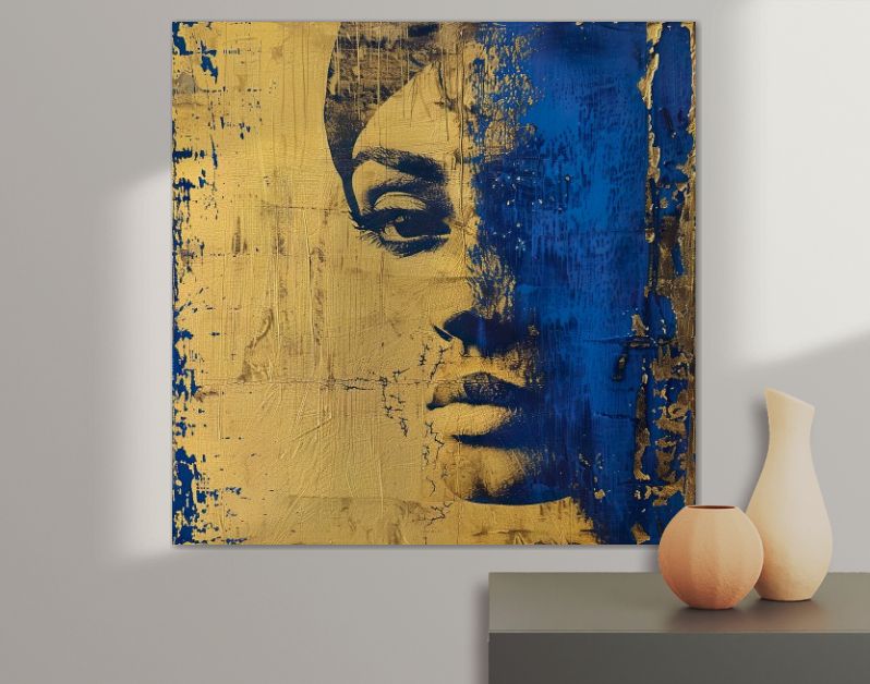 Golden glamour retro starlet