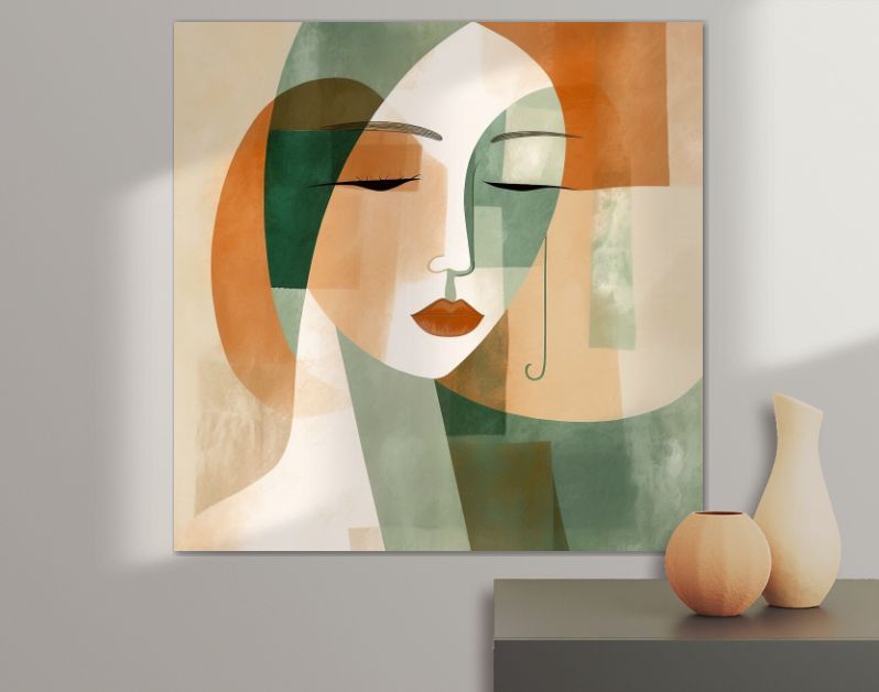 Zachte Complementen Abstracte Lijntekening