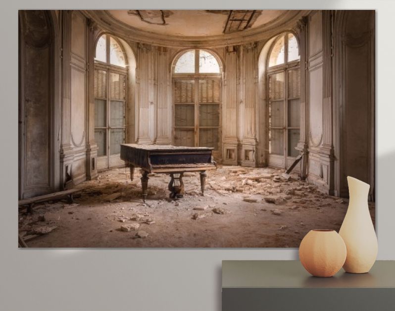 Kasteelkamer met Piano