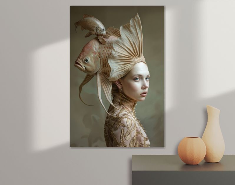 Fishy hat elegance beige 2