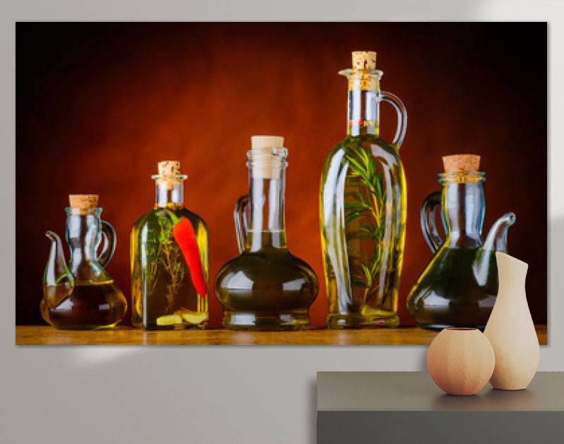 Bottles of Cooking Oil