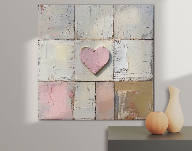 Industrial love with a touch of pink