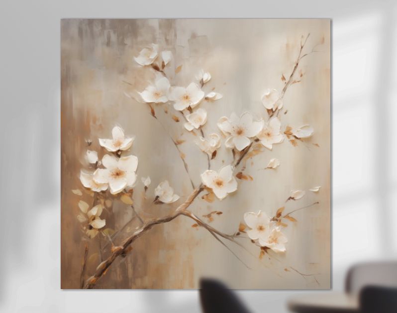 Kersenbloesem goud wit