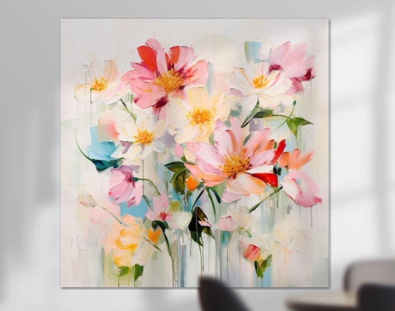 Spring flower bouquet