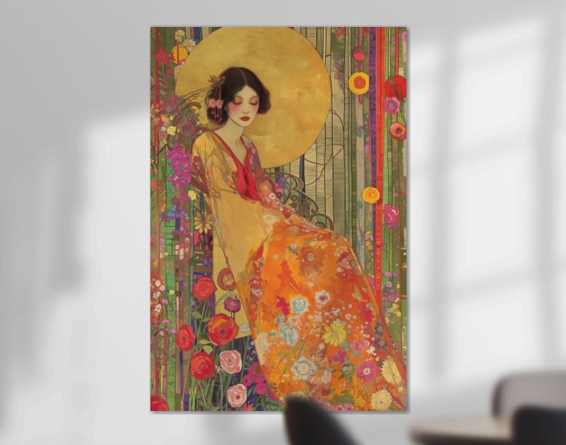 Zonlicht in het bloemenveld