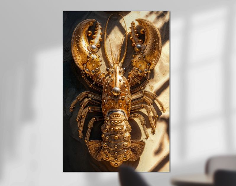 Golden beach lobster