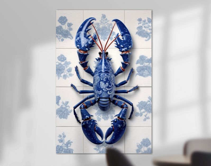 LobsterLuxe DelftBlue kitchen