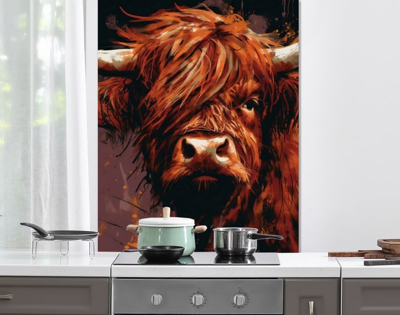 Schotse Hooglander vierkant