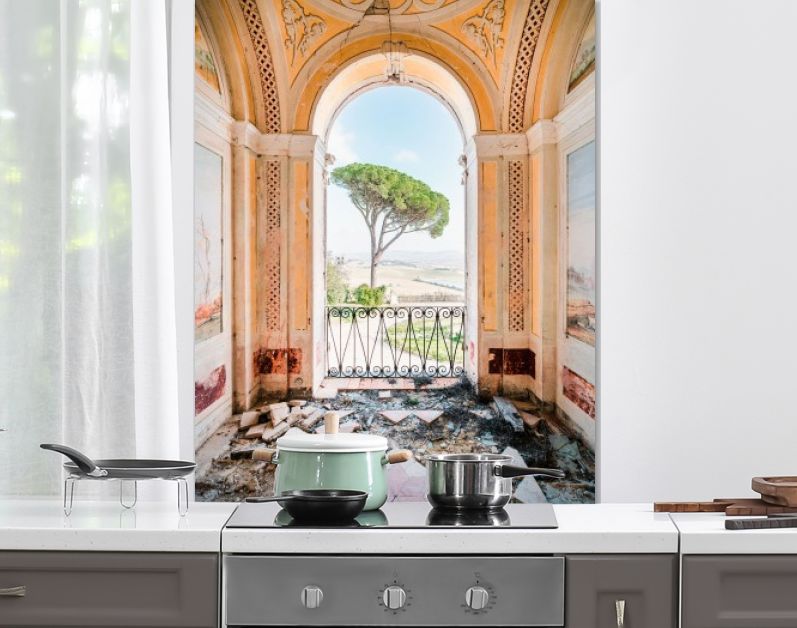 Balkonzicht Italiaanse Villa