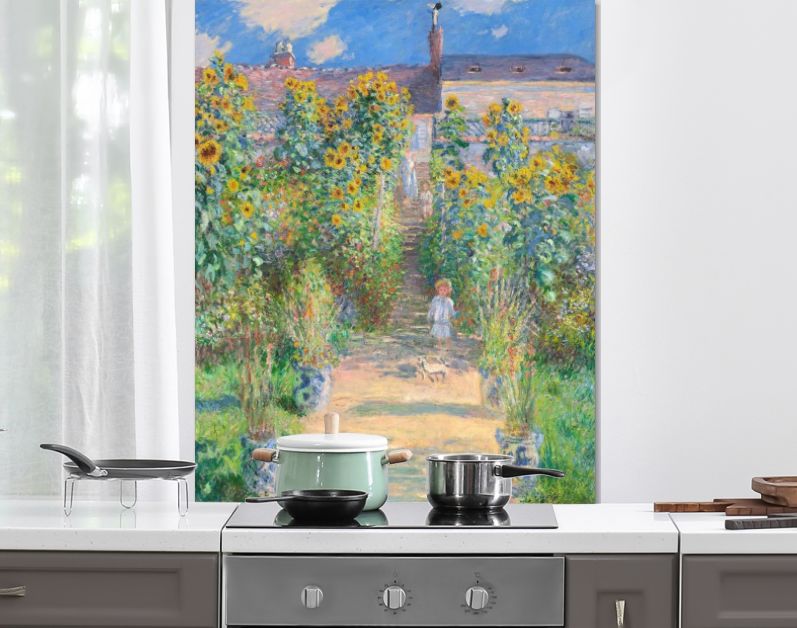 The Artist's Garden at Vétheuil (1881) 