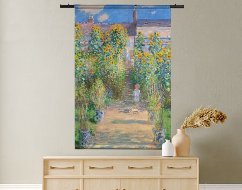 The Artist's Garden at Vétheuil (1881) 