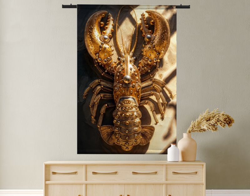 Golden beach lobster
