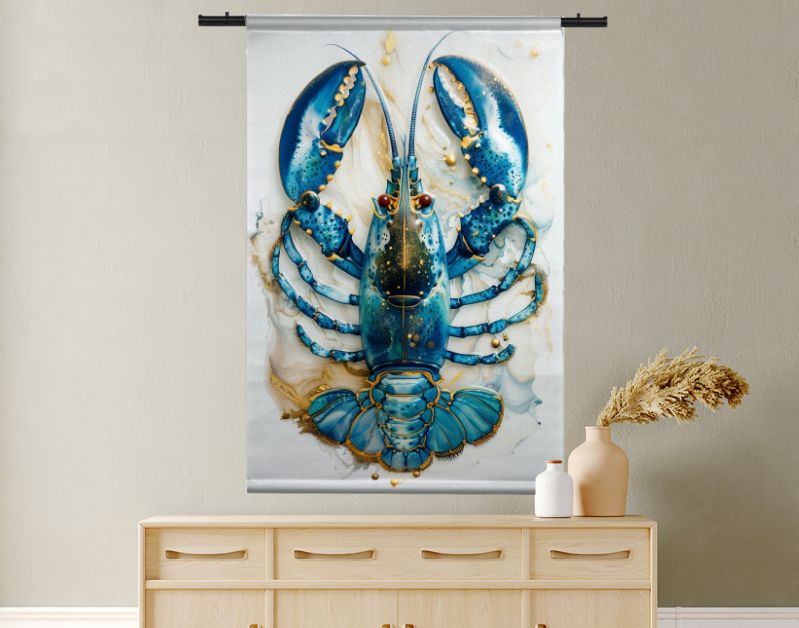 Lobster blue ink