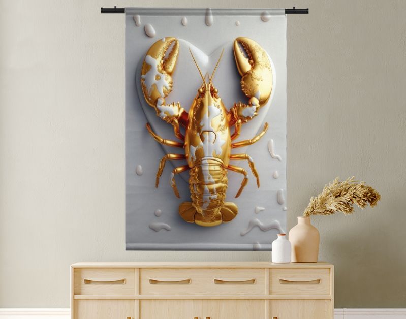 LobsterLuxe GoldenLobster WitHeart