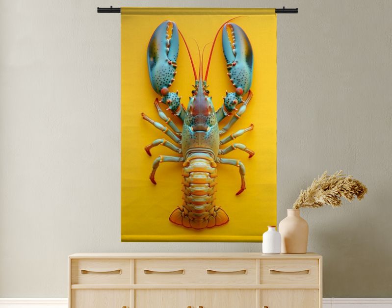 Yellow kopergroengele kreeft