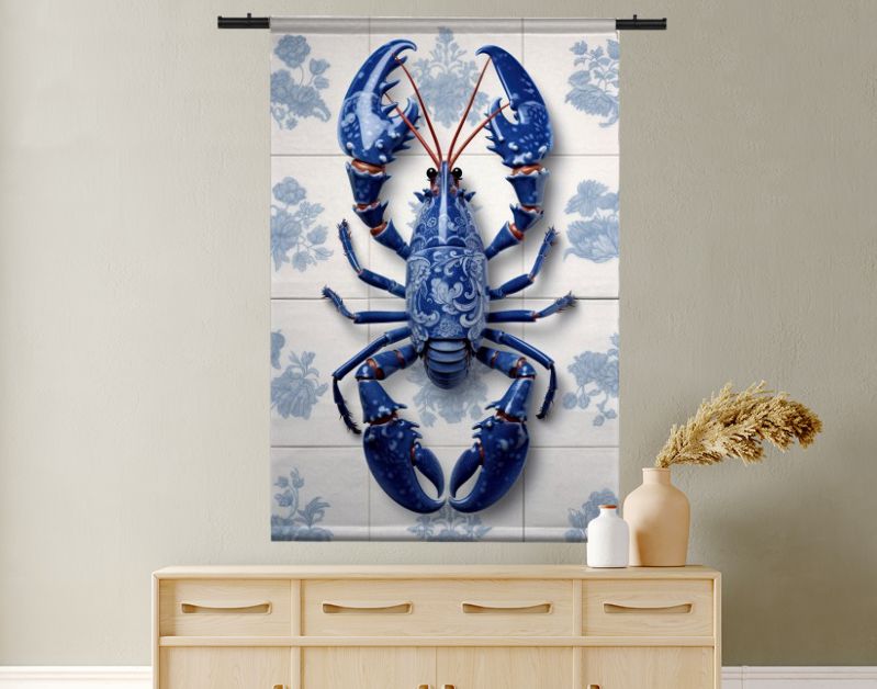 LobsterLuxe DelftBlue kitchen