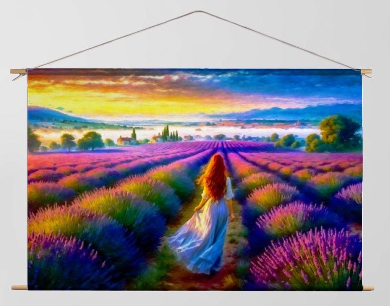 Lila Lavendel - Vrouw in de Lavendel