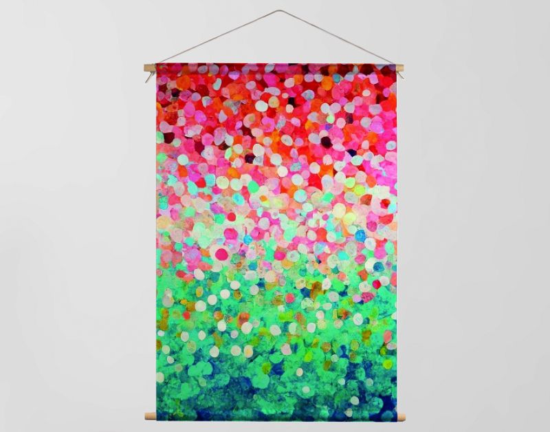 DOTS Eva's tintentuin, kleurrijk verloop in stippen