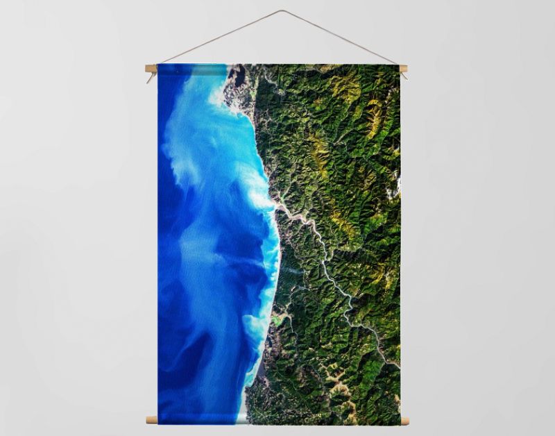 Redwood National Park. Original from NASA.