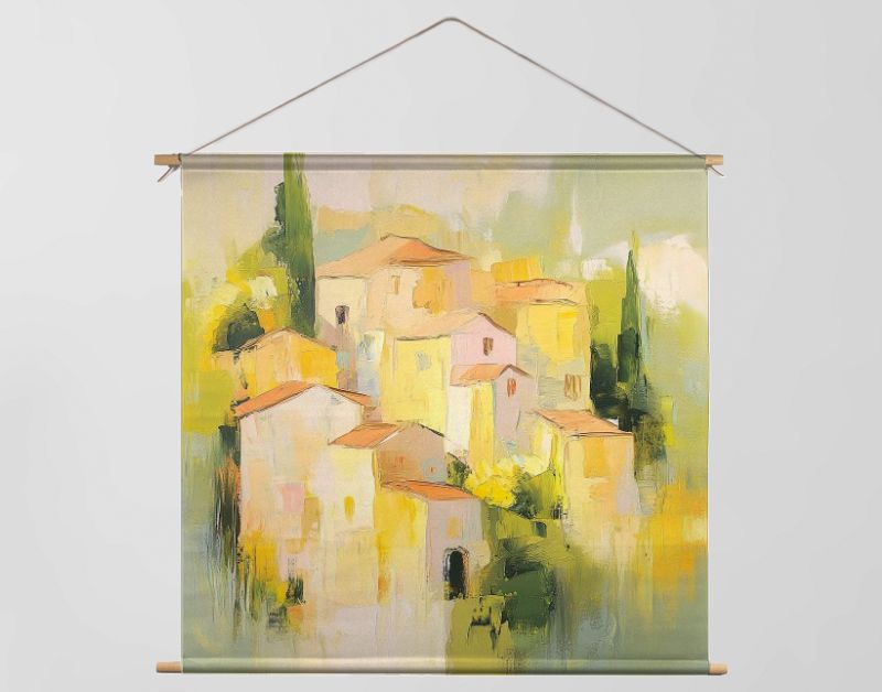 Zonnig Italiaans dorpje