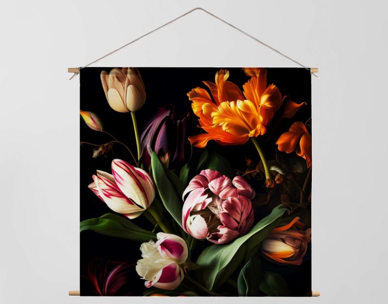Bloemenpracht Kleurrijke Tulpen