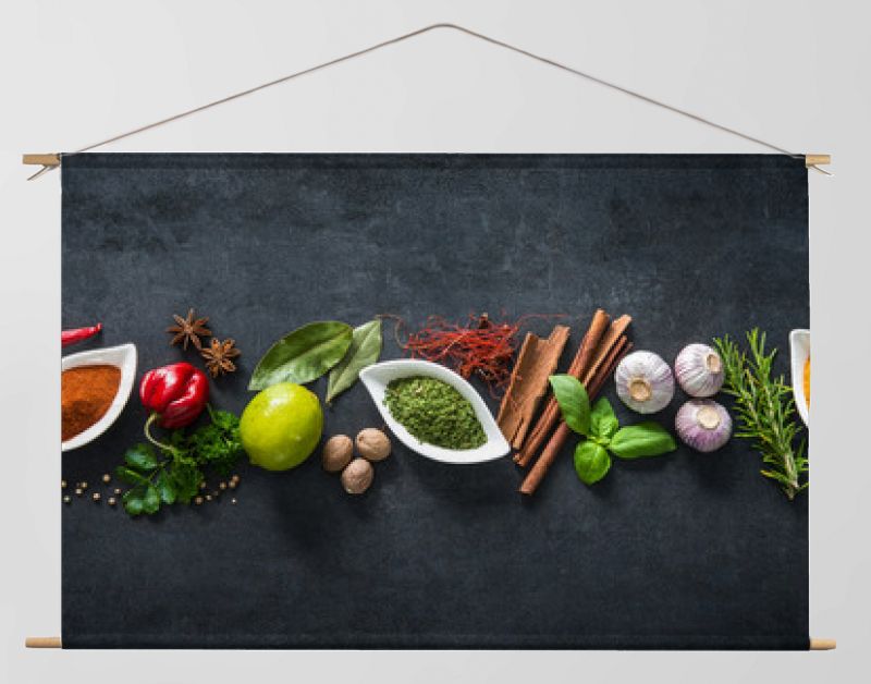 Various herbs and spices