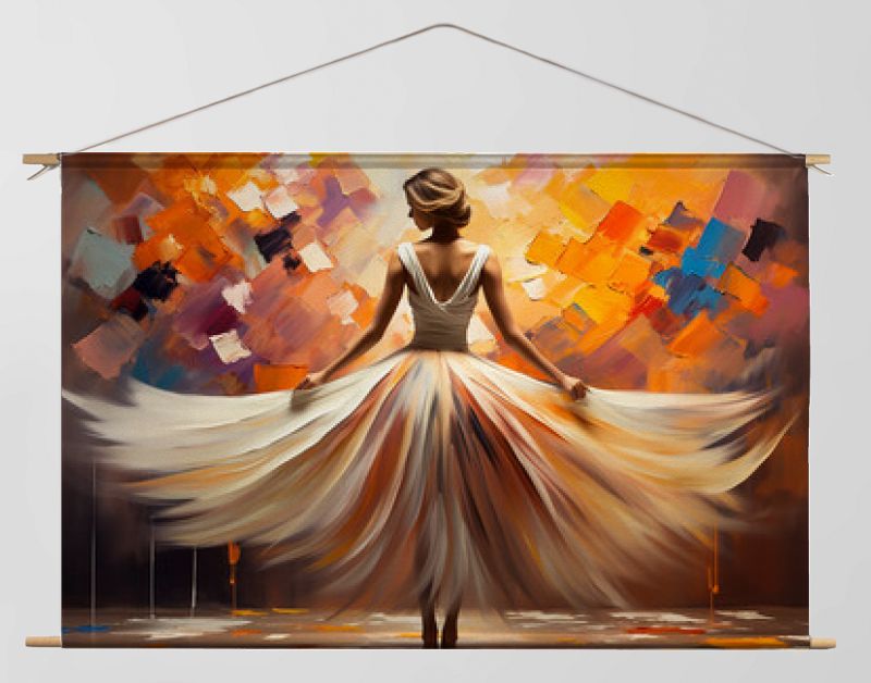 illustratie ballerina creativiteit vrouwelijkheid kunst dans schilderen zelfexpressie vrouw