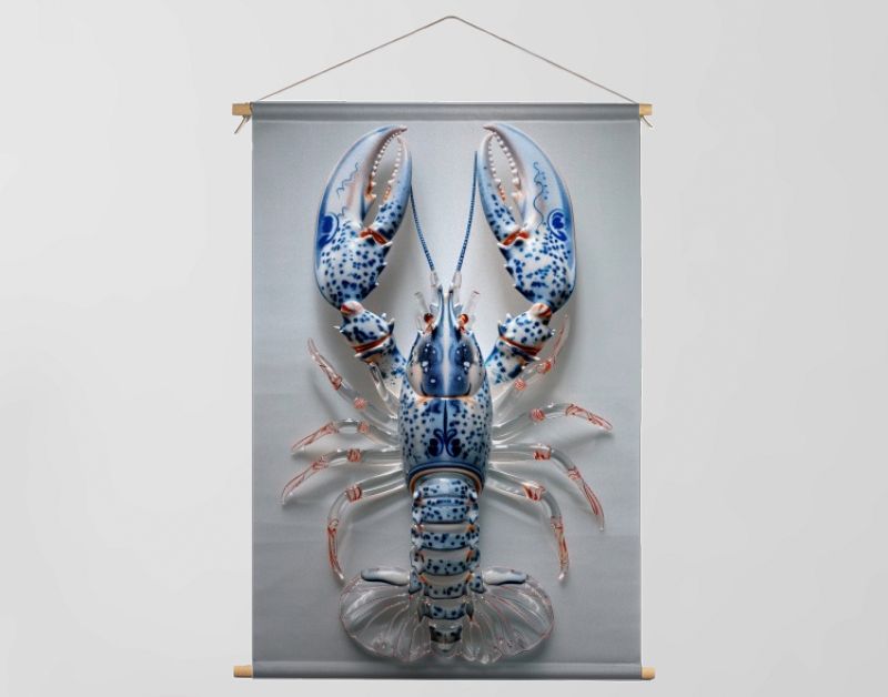 Glass lobster DelftBlue