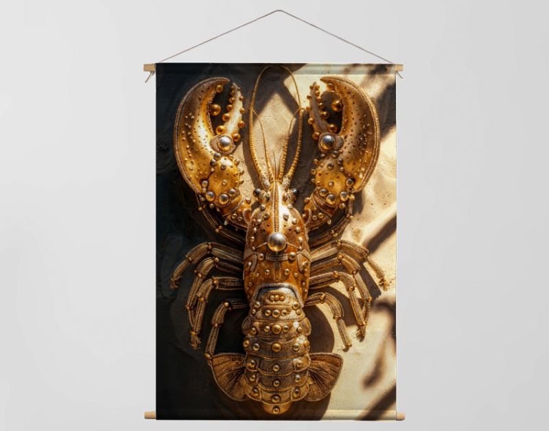 Golden beach lobster