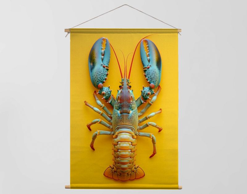 Yellow kopergroengele kreeft