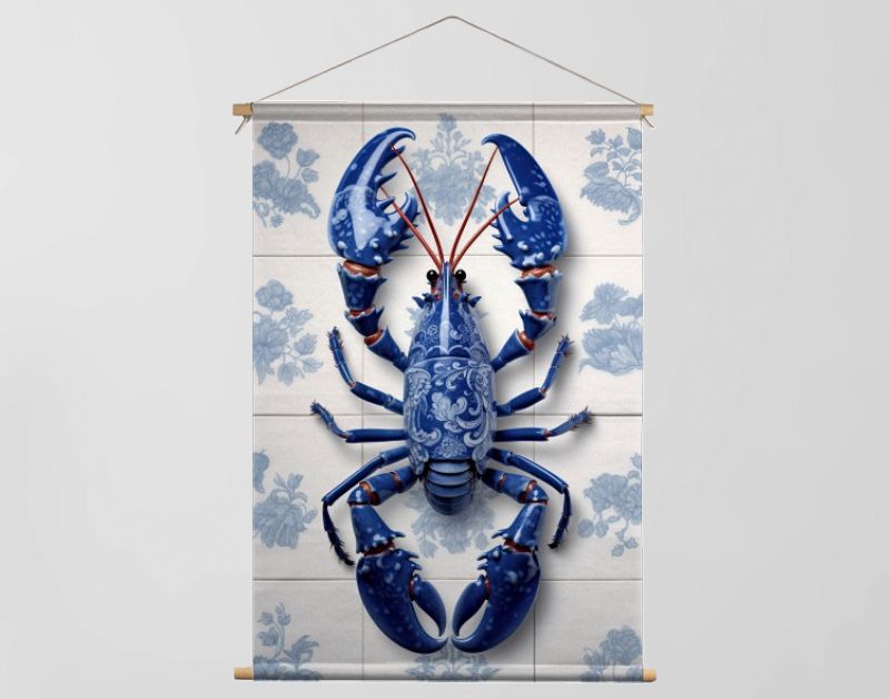 LobsterLuxe DelftBlue kitchen