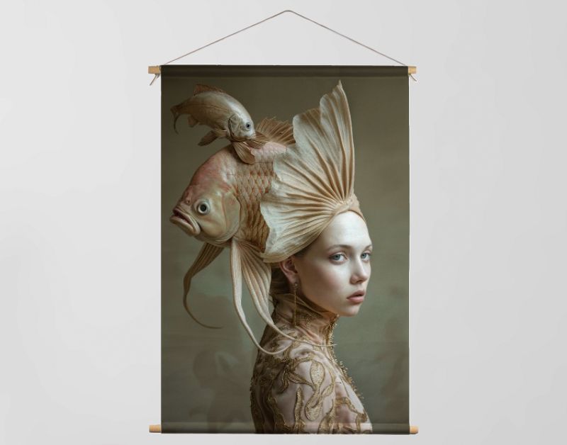 Fishy hat elegance beige 2