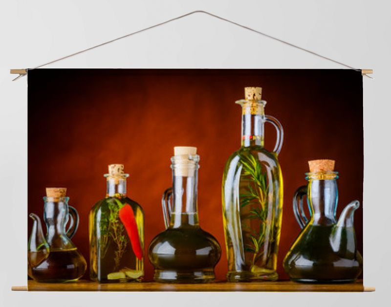 Bottles of Cooking Oil