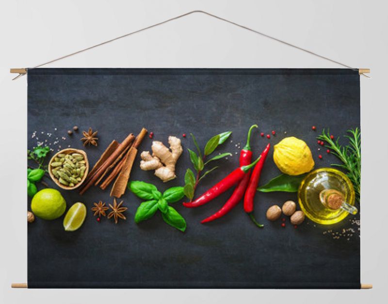 Verse aromatische kruiden en specerijen om te koken